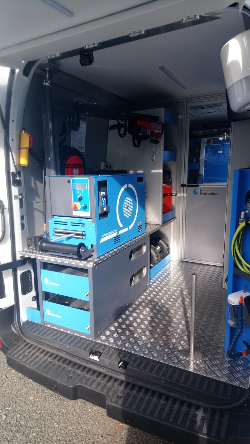 Nouvelle livraison d'un fourgon d'inspection vidéo en Charente !
